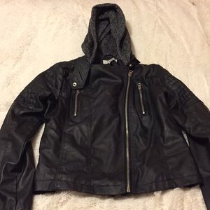 💀Charlotte Russe Blazer Leather Jacket!